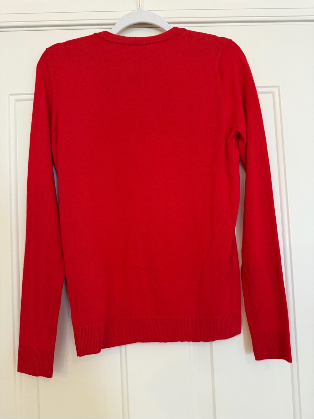 Merona Bright Red Classic Button-Up Cardigan - Picture 4 of 5